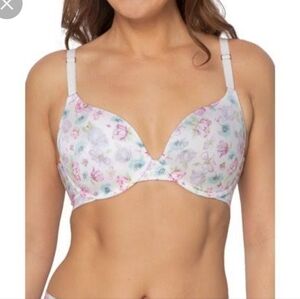 Secret Treasures (Size 36D) Floral Print Super Soft Light Lined Bra (NWT)